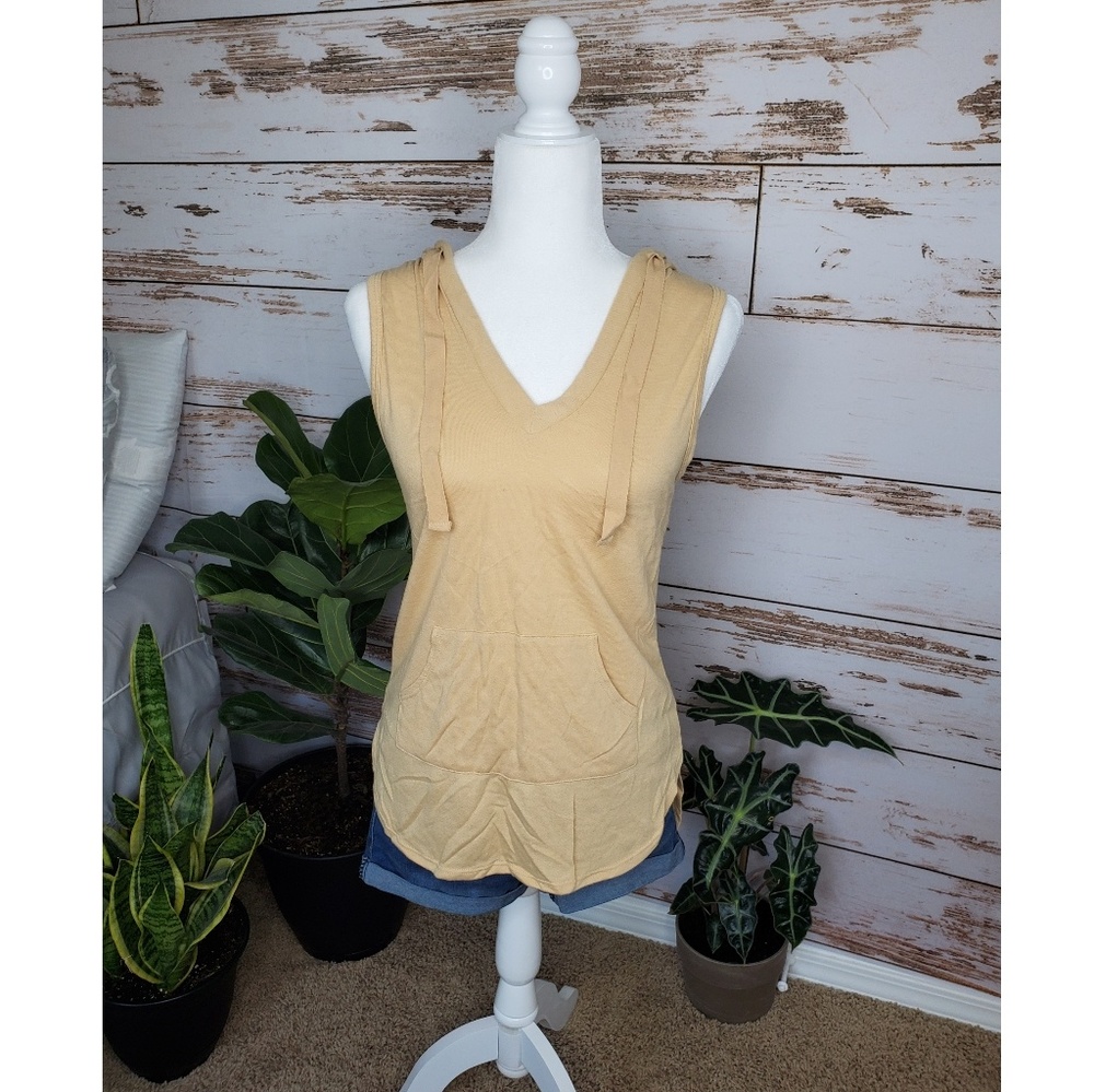 Yellow Work Out Tank Top